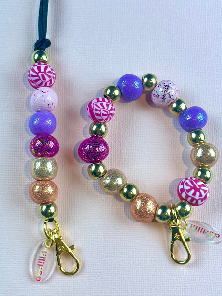 Gypsy- Polymer Clay Lanyard